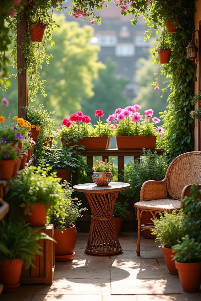 personalized balcony garden decor