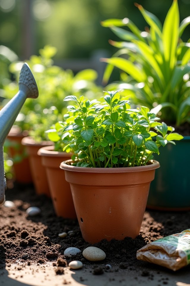 proper drainage and soil