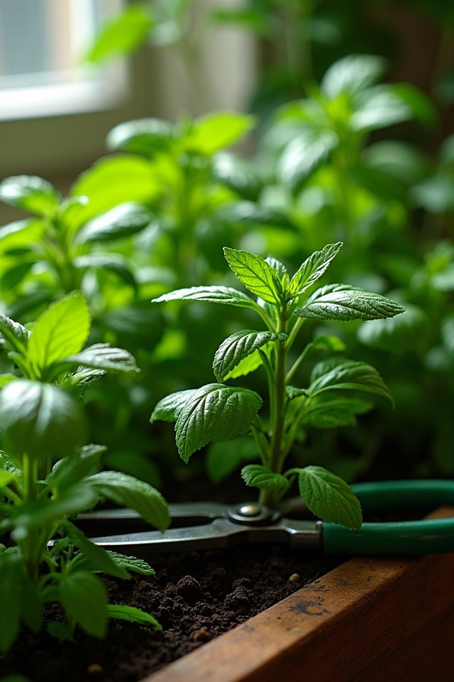 prune herbs for growth