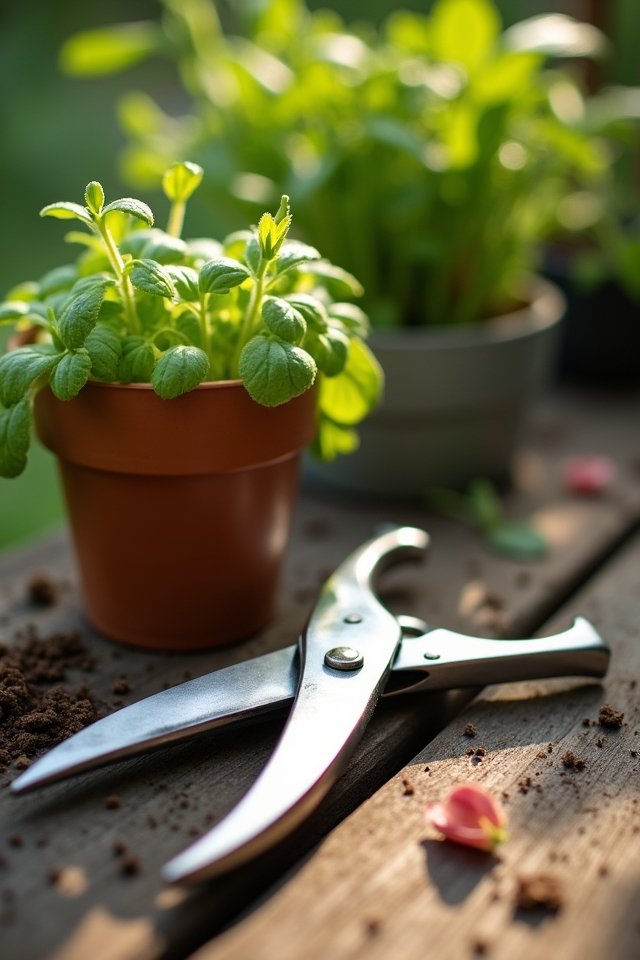 pruning shears enhance garden growth