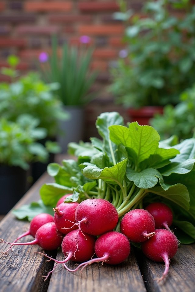 quick growing flavorful garden radishes