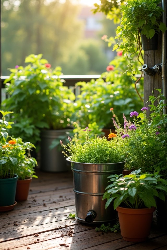 rainwater collection for plants
