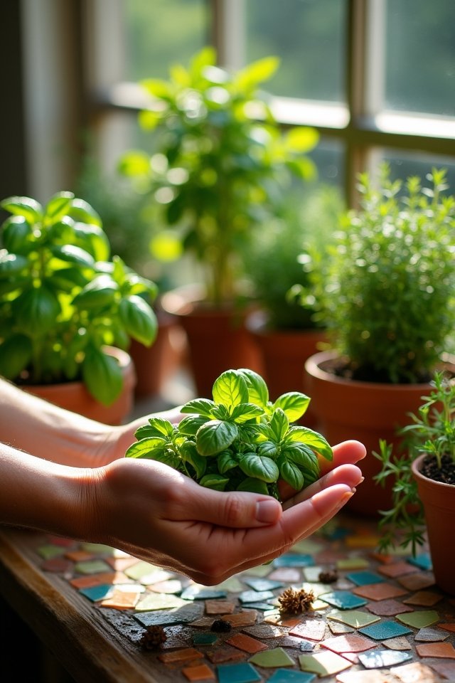 regularly harvest vibrant herbs