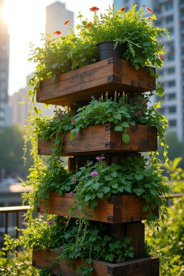 repurpose pallets for gardening