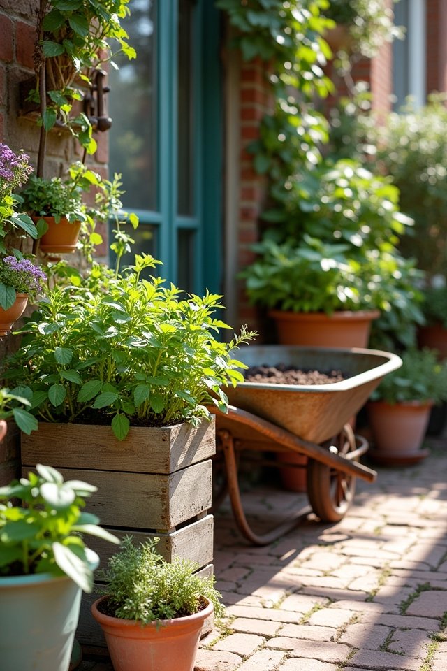 repurposed containers for gardening