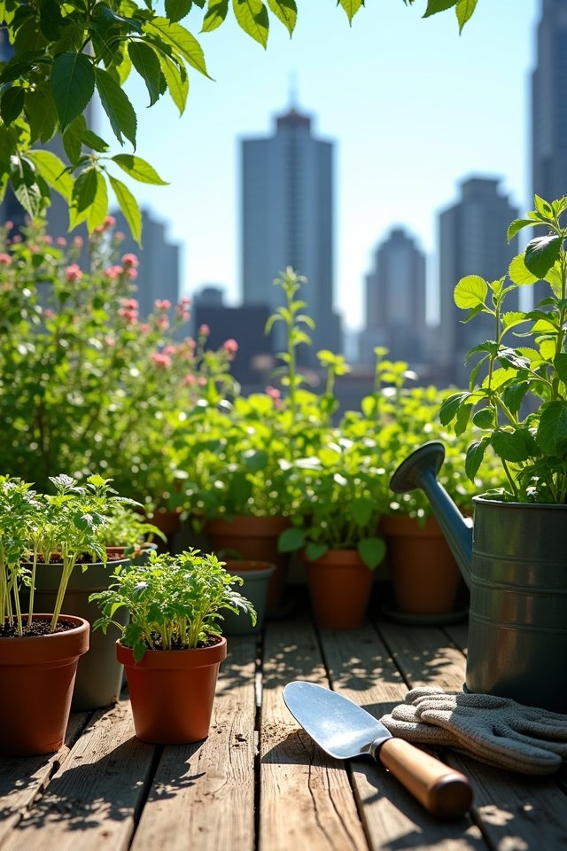 rooftop garden essential supplies