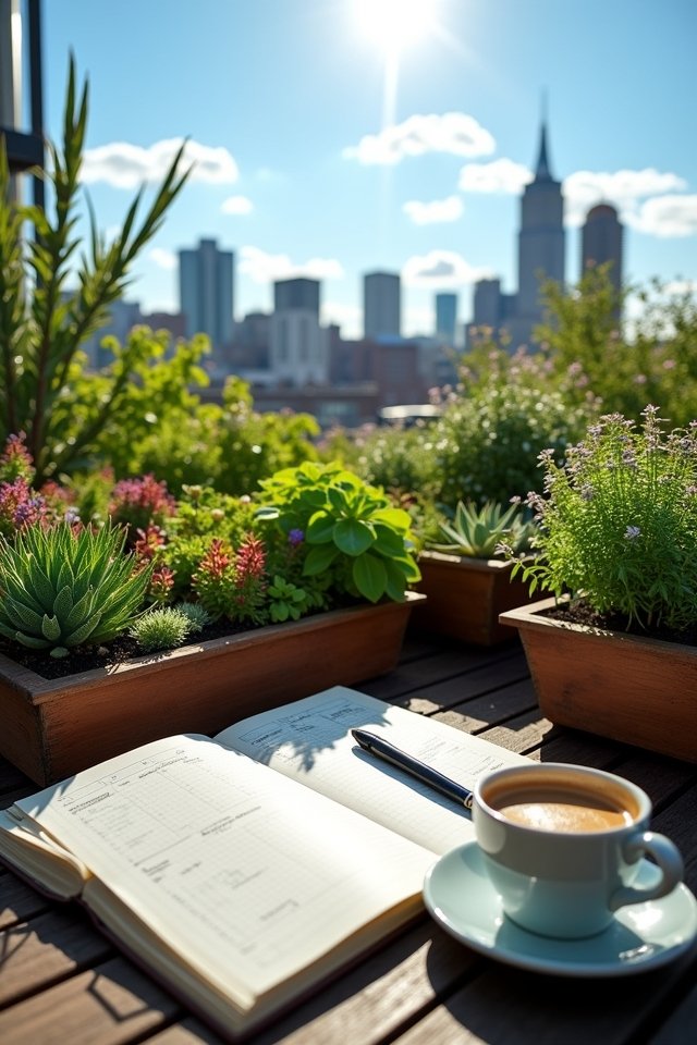 rooftop garden maintenance schedule