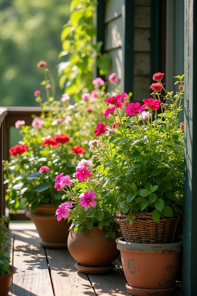 seasonal plant container selection