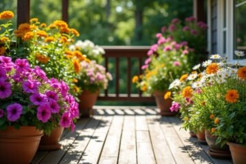 seasonal plants enhance patios