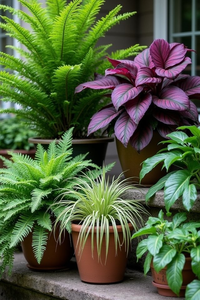 shade loving container plants thrive