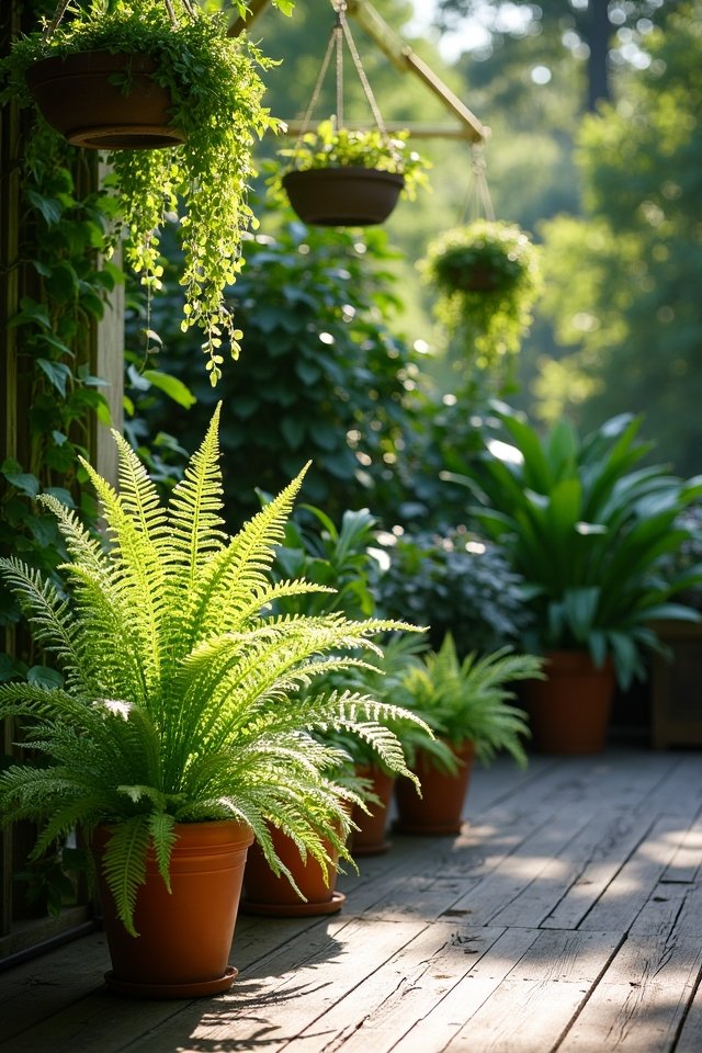 shade loving herbs and flowers