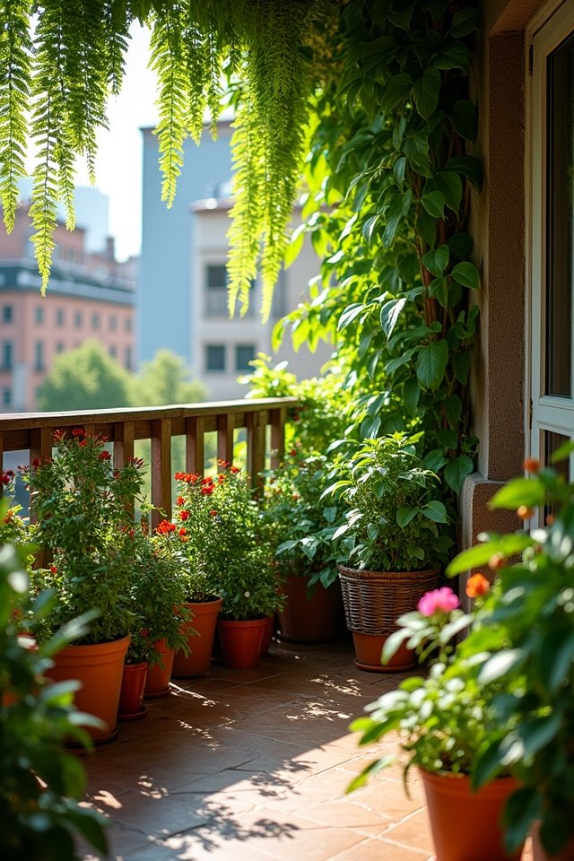 shade tolerant plants for balconies