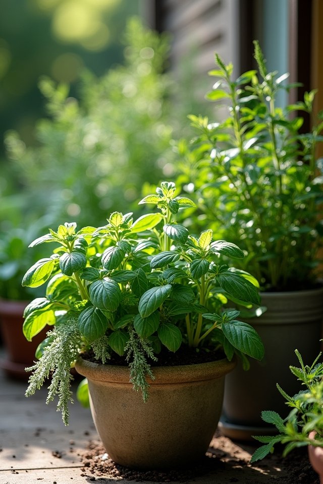shady herb garden delights