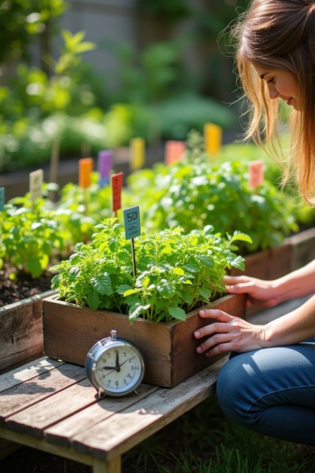 short regular gardening sessions