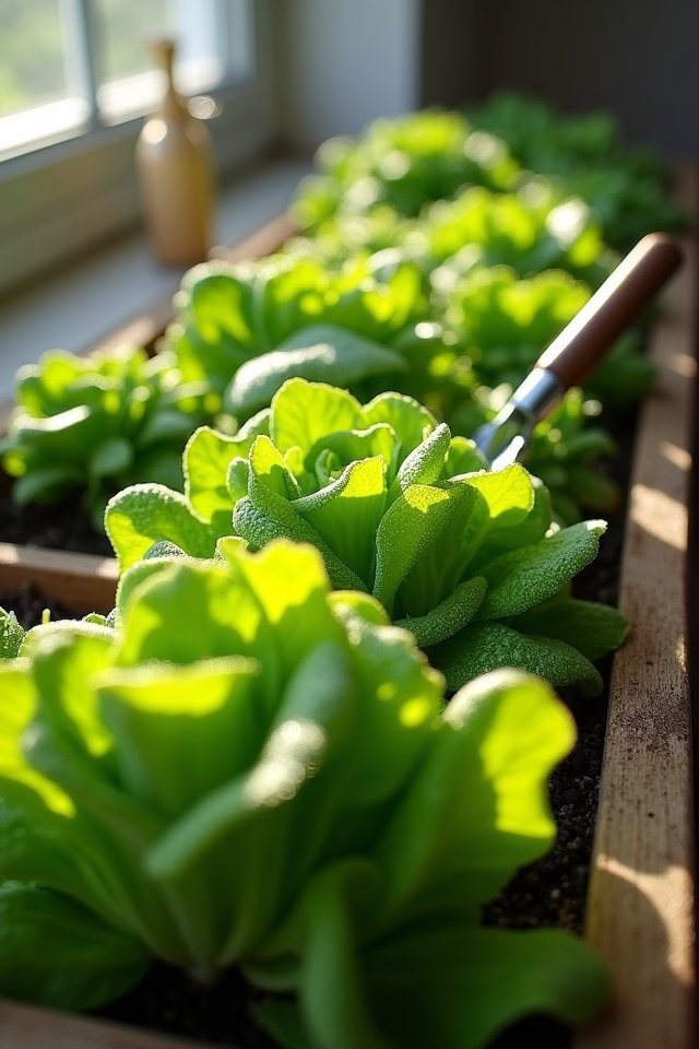 small space lettuce gardening