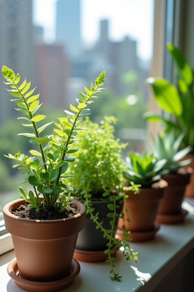 small space plant selection