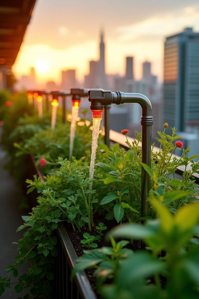 smart vertical garden irrigation