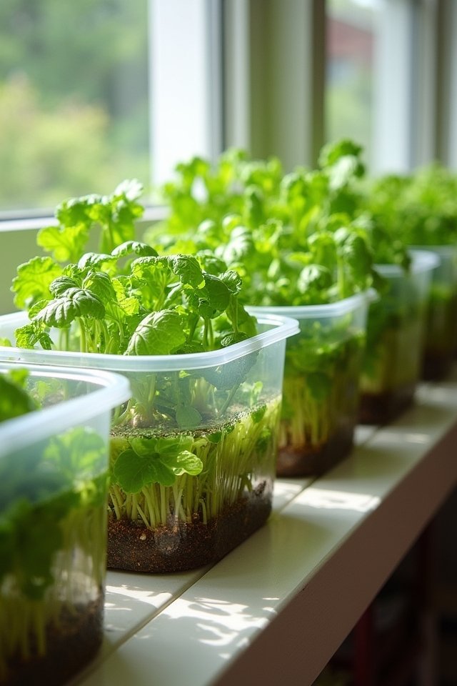 soil free hydroponic gardening method