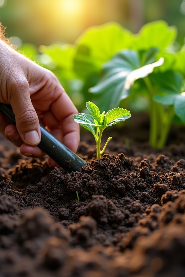 soil quality nurtures vegetable growth