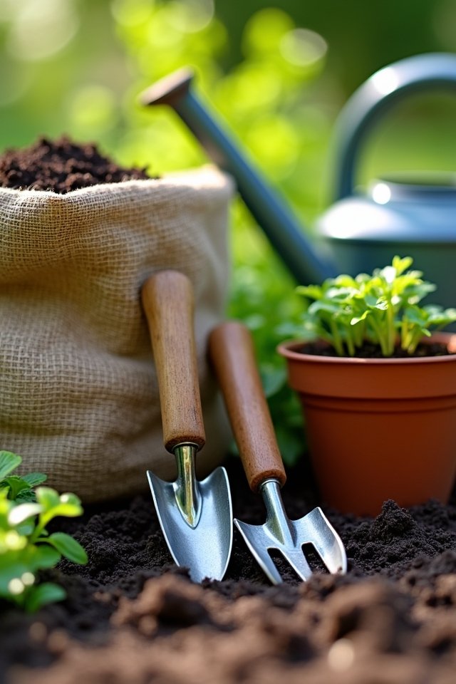 soil testing and composting tools
