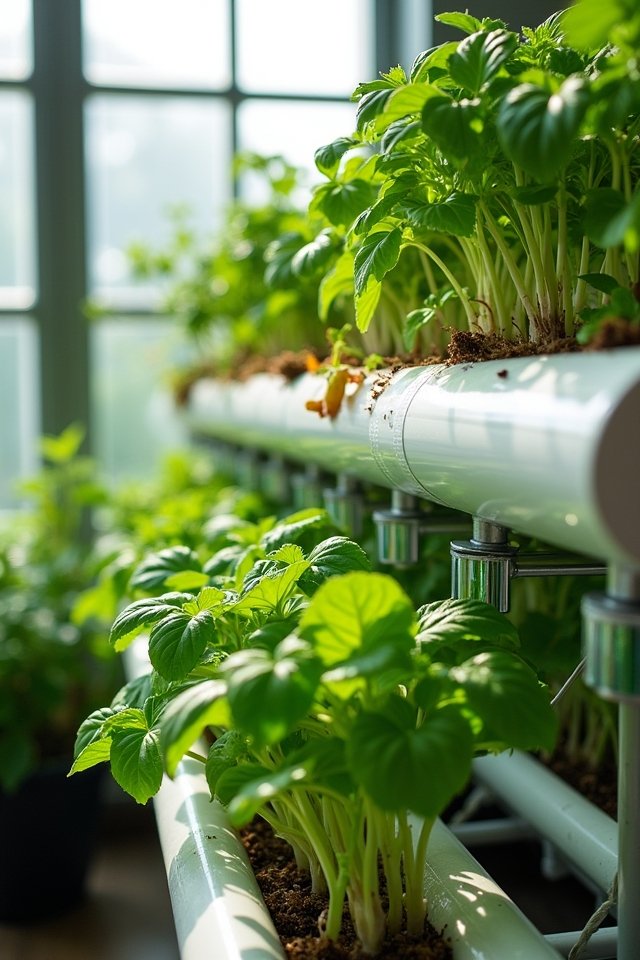 soilless efficient plant growth