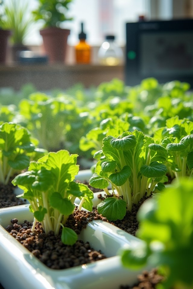 soilless gardening with hydroponics