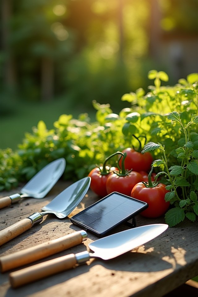 solar energy gardening tools