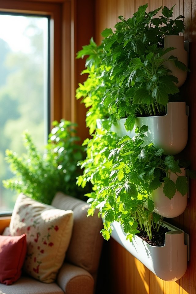 space efficient mini gardening