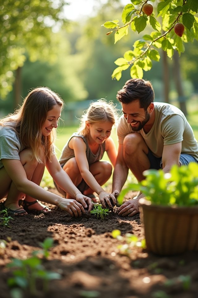 strengthening family through gardening