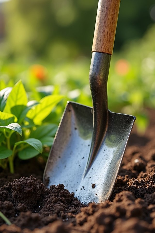 sturdy ergonomic stainless steel shovels