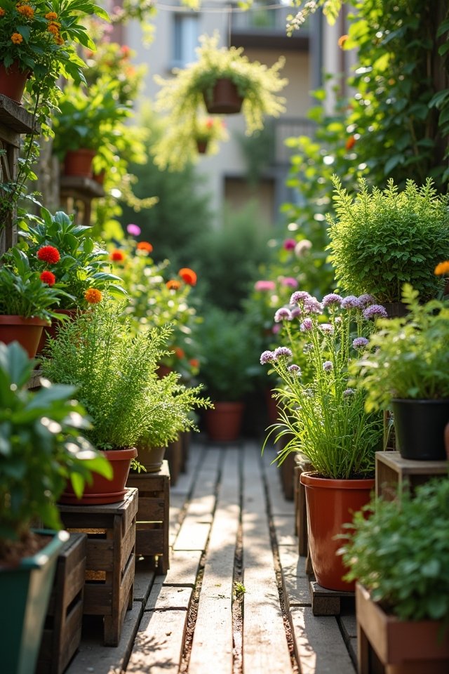 stylish functional garden containers