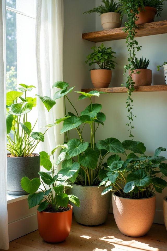 stylish functional plant containers