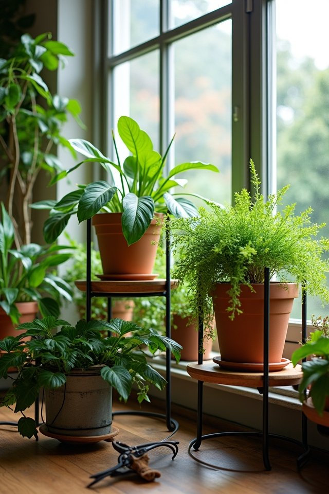 stylish indoor plant displays