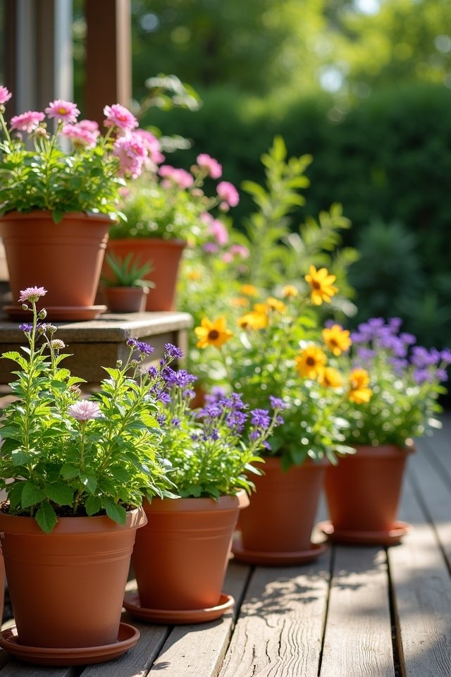 stylish patio plant combinations