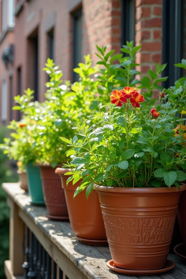 stylish plant container selection