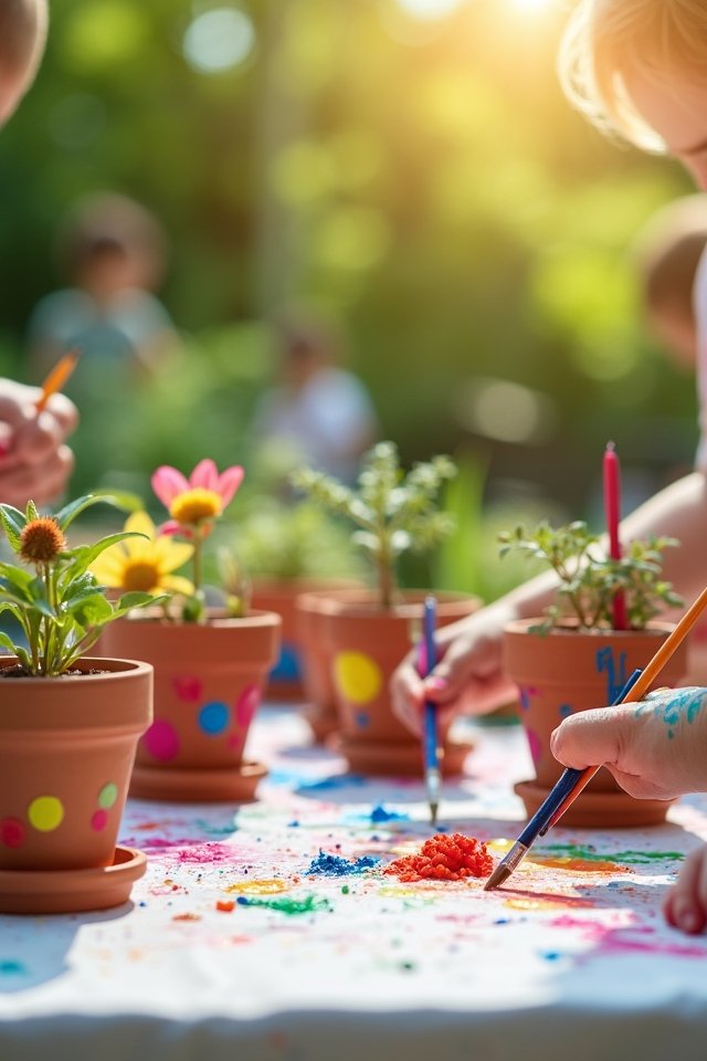stylish plant pot decoration