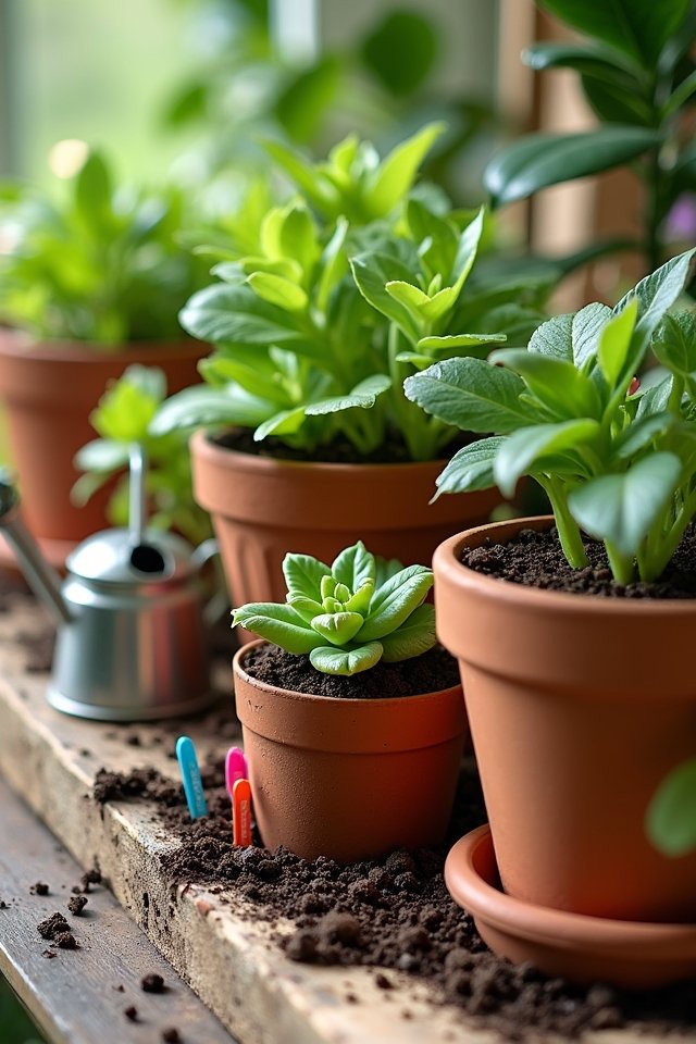 stylish self watering containers