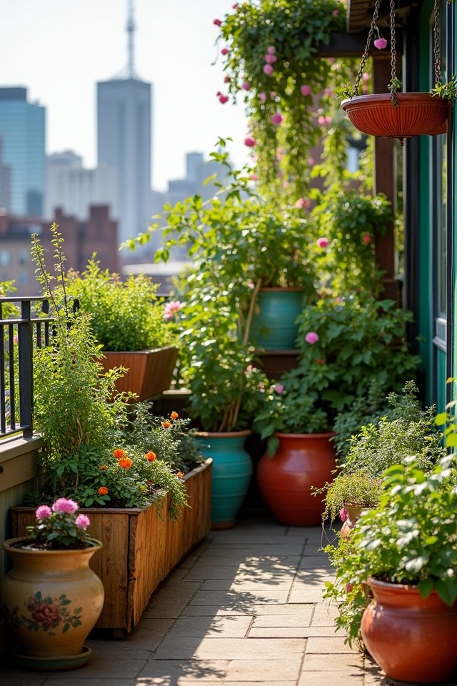 stylish sustainable balcony containers