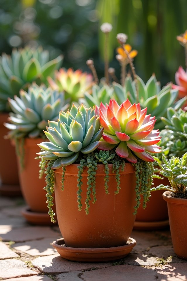 succulents easy charming patio oasis