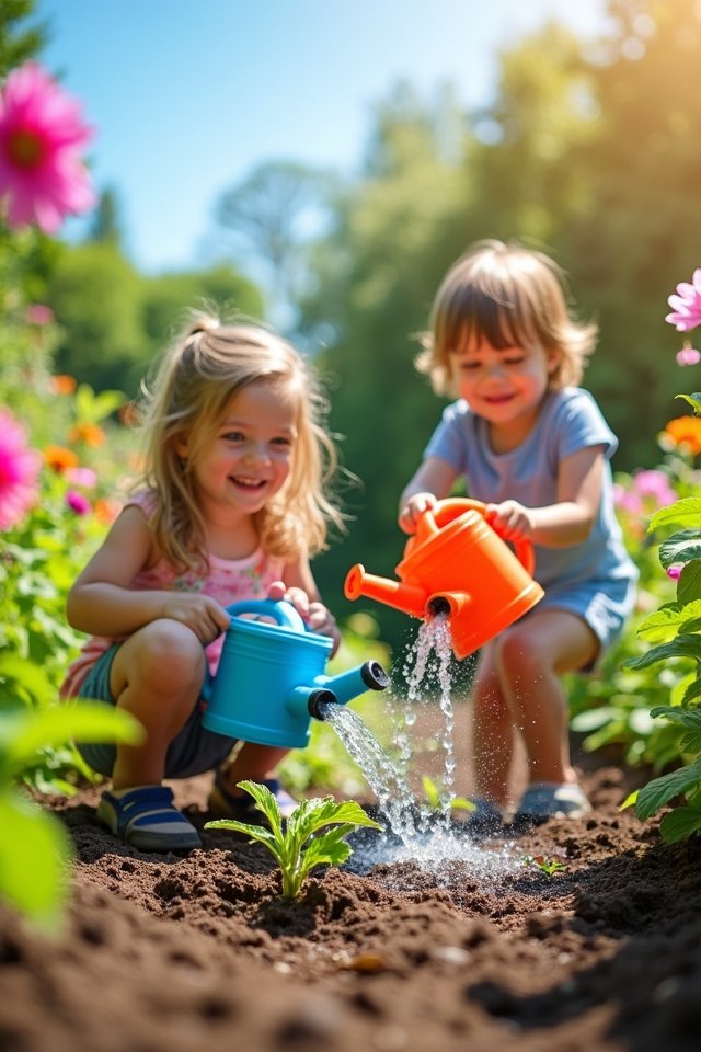summer watering adventure fun
