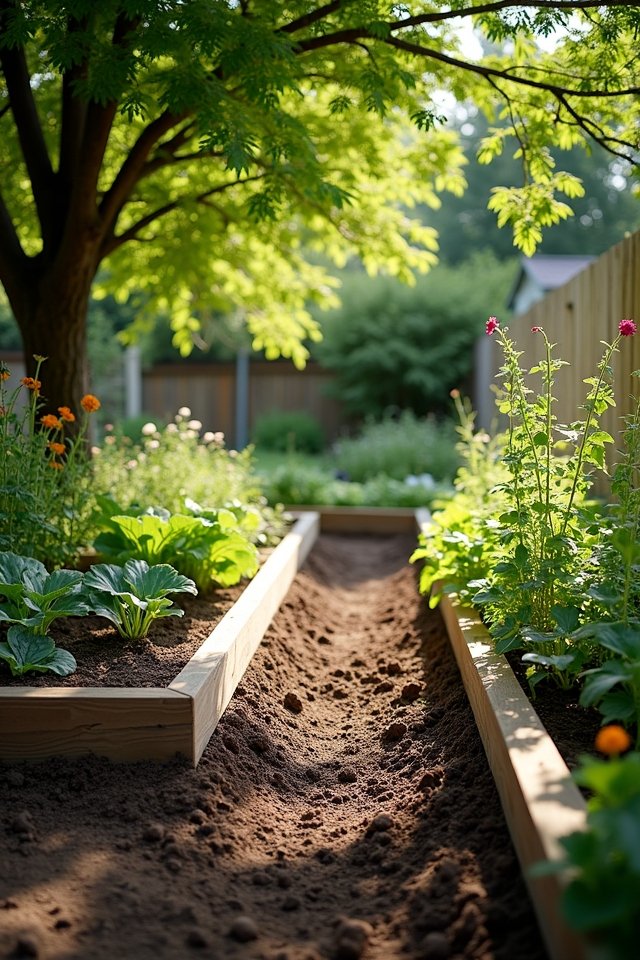sunlit sheltered well drained garden