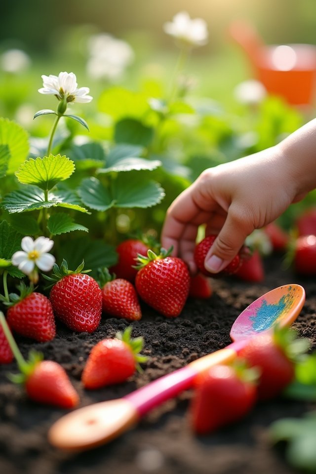 sunny strawberry gardening tips