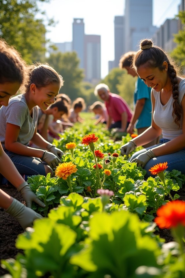 sustainable gardening practices encouraged