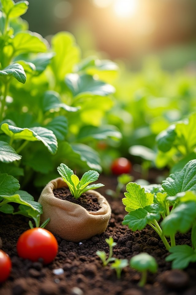 sustainable vibrant garden growth