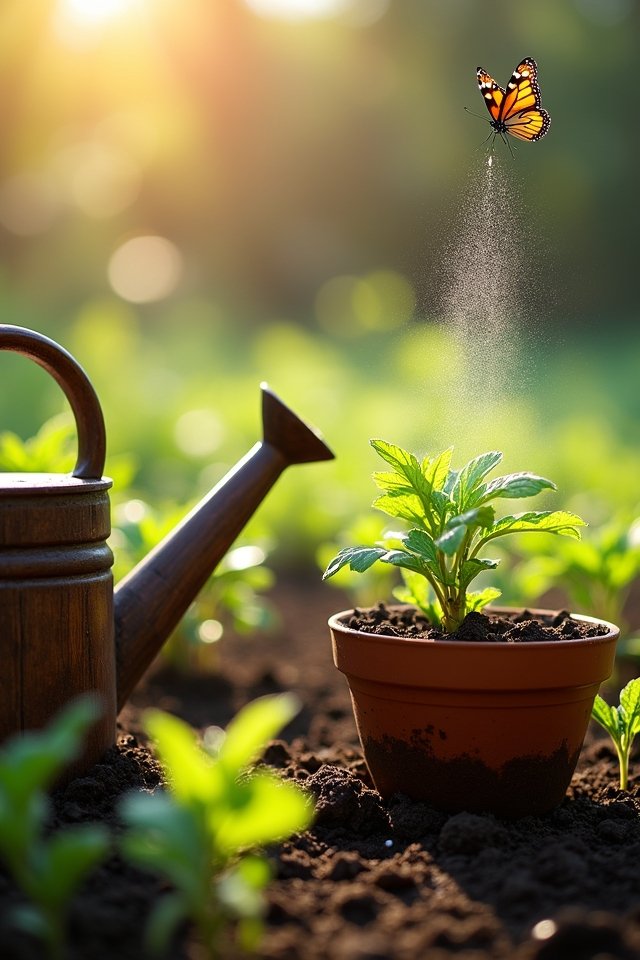 sustainable watering practices enhance gardens