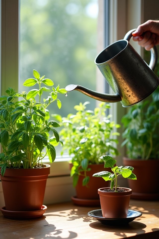 tailored watering for herbs