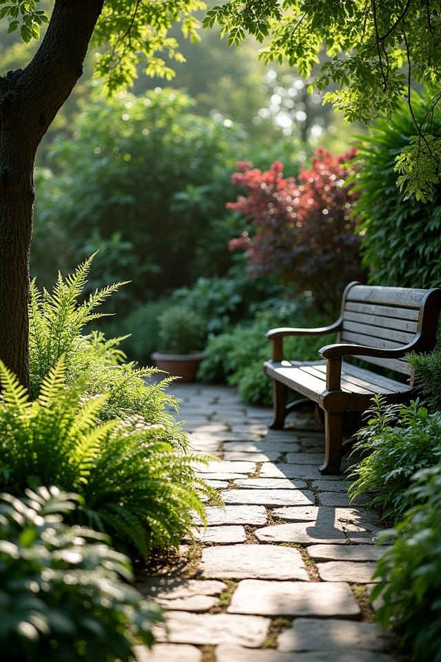 thriving plants in shade