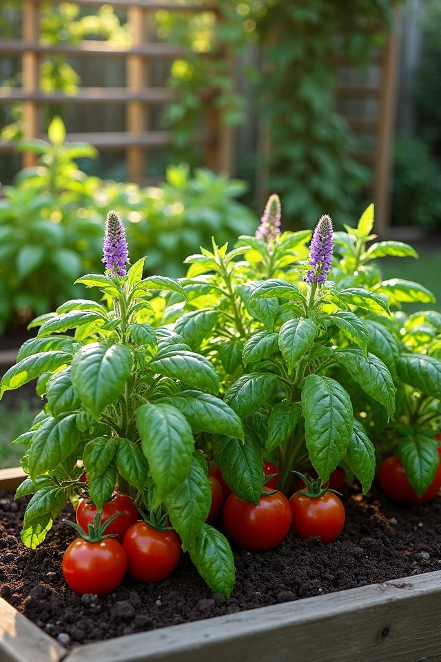 tomatoes and basil harmony