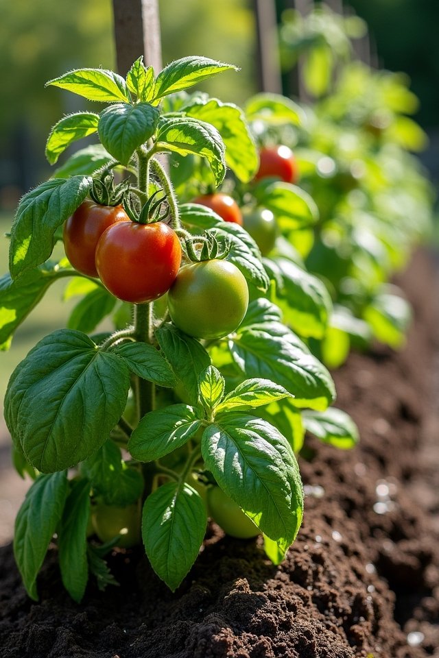 tomatoes and basil harmony