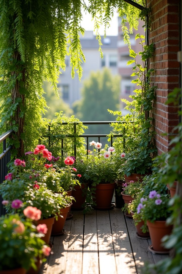 transform balcony with greenery